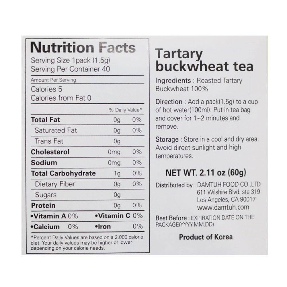 Damtuh Tartary Buckwheat Tea with 100 tea bags