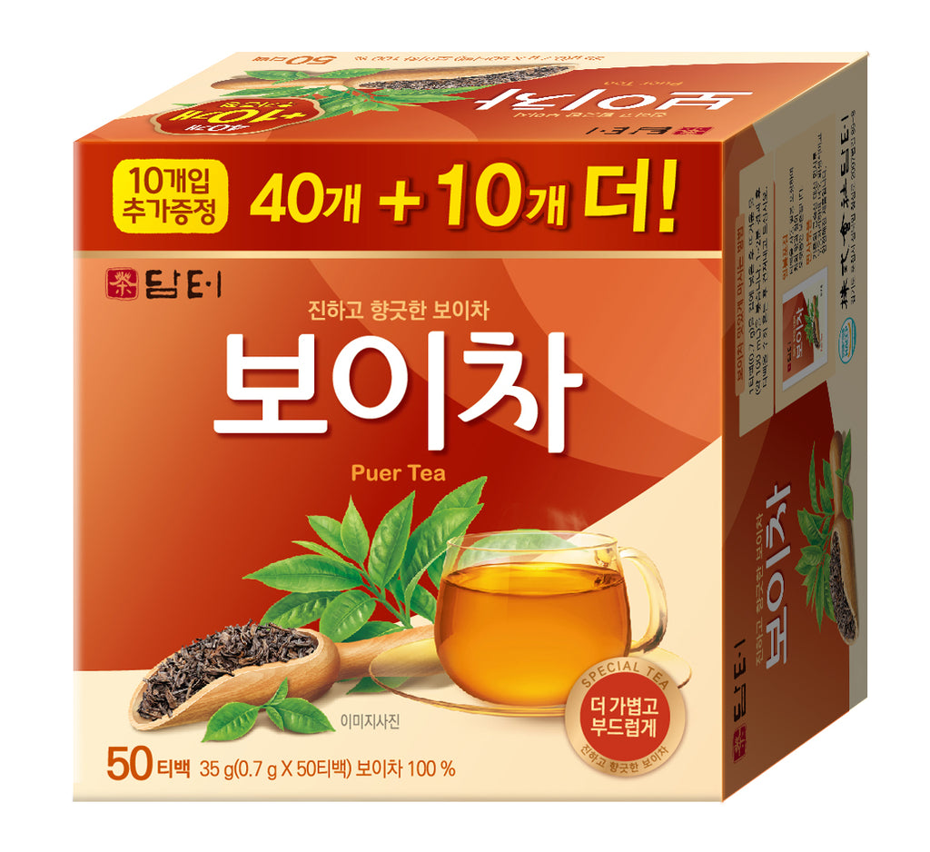 Damtuh Puer Tea 50 tea bags