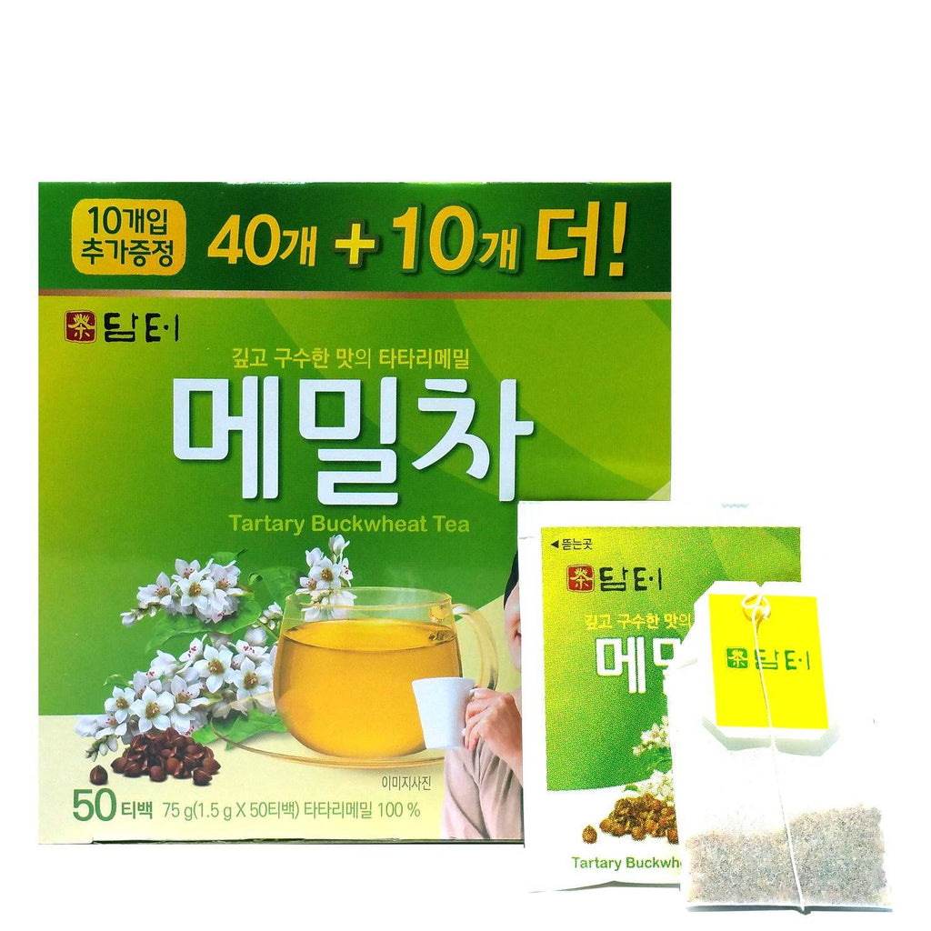 Damtuh Korean Traditional Tartary Buckwheat Tea with tea bags